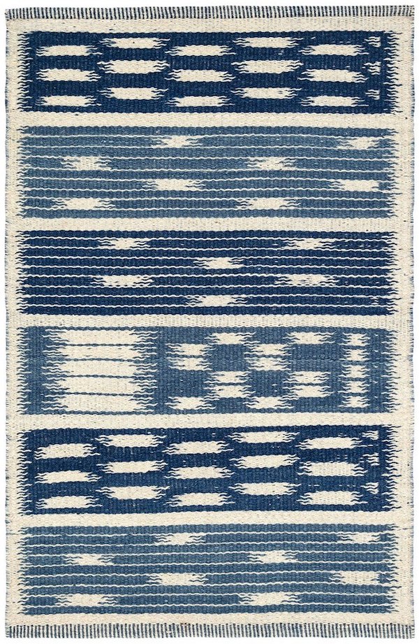 Kasuri-woven-wool-rug-by-Mark-Sikes