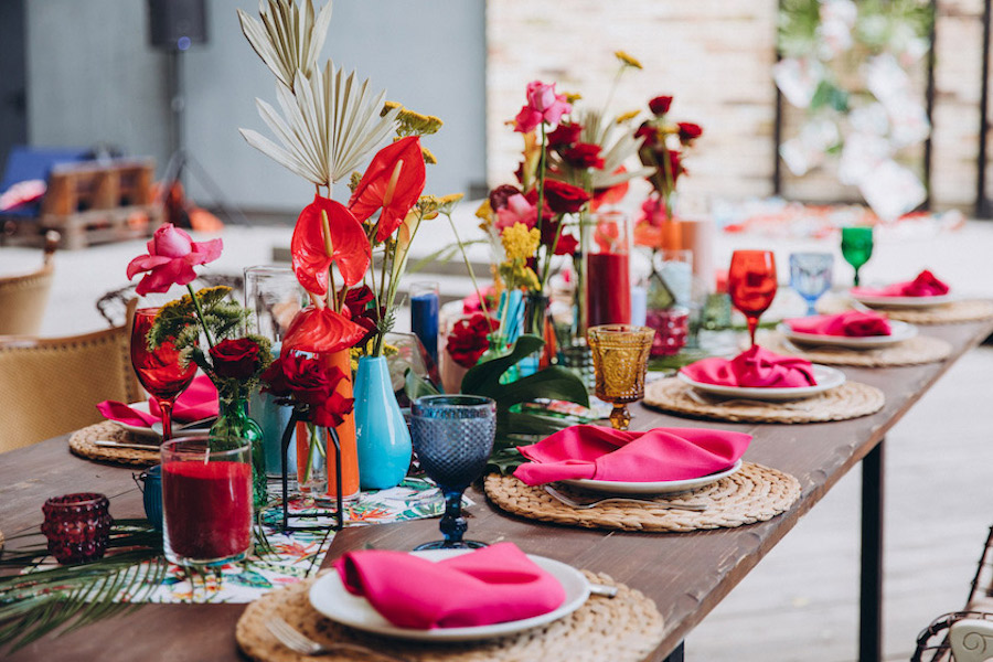 colourful table setting by AlexGukalovUkraine for Adobe Stock