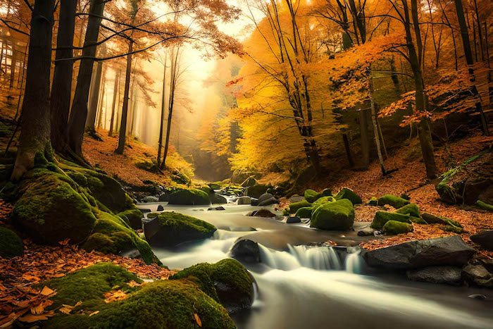 Autumn colour in nature