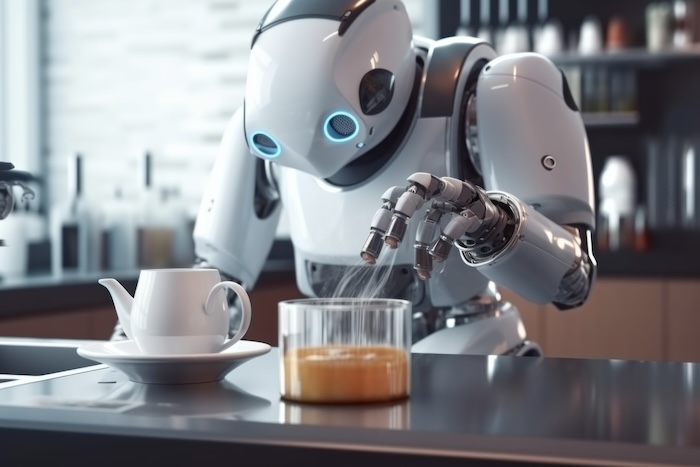 robots in the kitchen