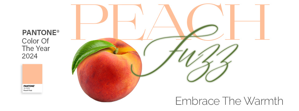 Pantone Colour Of The Year 2024 – Peach Fuzz