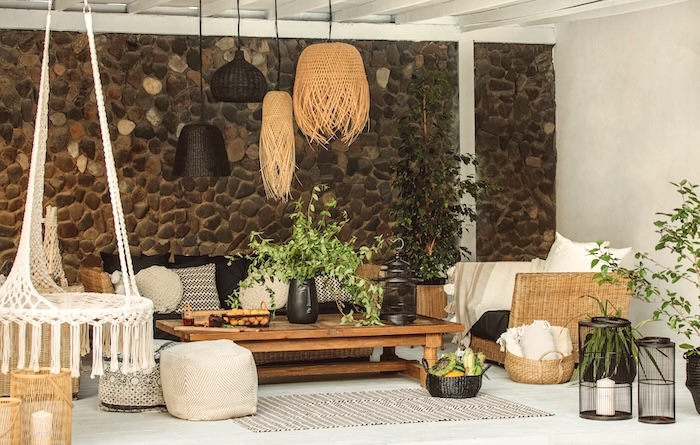 A beautiful summer modern home interior design
